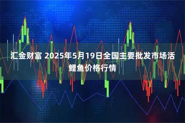 汇金财富 2025年5月19日全国主要批发市场活鲤鱼价格行情